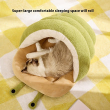 Load image into Gallery viewer, Warm Cat Semi-closed Snail Slippers Nest Pet Products
