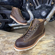 Load image into Gallery viewer, Retro Style Worker Boot Men&#39;s High-top Leather Motorcycle Boots
