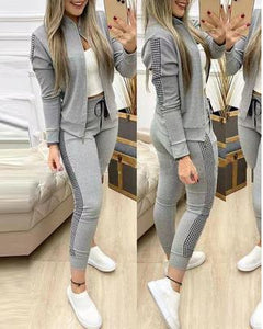 European and American two-piece casual women's suit