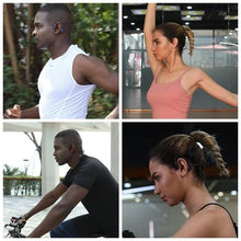 Load image into Gallery viewer, Bone Conduction Headphones Waterproof Open Ear Wireless Earbuds Bluetooth Long Playtime Sports Headset With Mic Sweatproof Premium Sound Air Conduction Earphones For Running Sports Swimming
