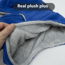 Load image into Gallery viewer, Winter Fleece Hooded Scarf Windproof Cold-proof Warm Face Mask Outdoor Thermal Head Cover Hat
