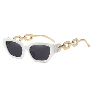 Small Frame Sunglasses, Personalized Chain Temples,Sunshade Sunglasses