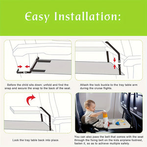 Portable Airplane Seat Extension Pad - Comfortable Nylon Travel Footrest For Enhanced Leg Support