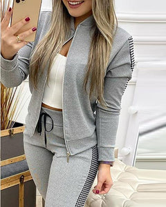 European and American two-piece casual women's suit