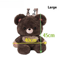 Load image into Gallery viewer, Love Bear Cute Plush Bag Backpack
