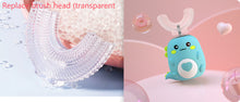 Load image into Gallery viewer, Children'S Electric Toothbrush Food Grade Silicone Oral 360 Degree Automatic Usb Charging Smart Children'S Toothbrush U-Shaped
