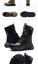 Load image into Gallery viewer, Outdoor Combat Boots Pierce Resistant High Tops
