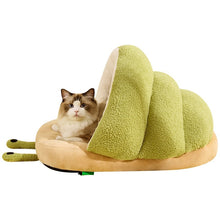 Load image into Gallery viewer, Warm Cat Semi-closed Snail Slippers Nest Pet Products
