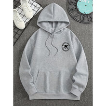Cargar imagen en el visor de la galería, Men&#39;s Casual Skull Letter Print Hoodie
