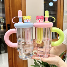 Load image into Gallery viewer, New Good-looking Large Capacity With Handle Straw Cup
