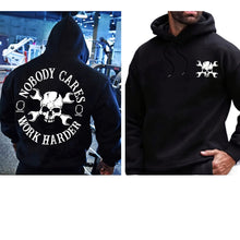 Cargar imagen en el visor de la galería, Men&#39;s Casual Skull Letter Print Hoodie
