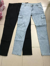 Load image into Gallery viewer, Jeans European and American-Style Slim-Fit Casual Pants with Side Pockets
