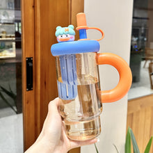 Load image into Gallery viewer, New Good-looking Large Capacity With Handle Straw Cup
