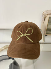 Load image into Gallery viewer, Ins Bow Baseball Cap Sweet Cute Sun Protective
