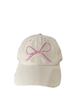 Load image into Gallery viewer, Ins Bow Baseball Cap Sweet Cute Sun Protective
