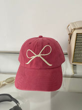 Load image into Gallery viewer, Ins Bow Baseball Cap Sweet Cute Sun Protective
