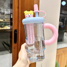 Load image into Gallery viewer, New Good-looking Large Capacity With Handle Straw Cup
