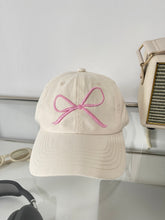 Load image into Gallery viewer, Ins Bow Baseball Cap Sweet Cute Sun Protective
