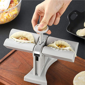 Molde para hacer bolas de masa hervidas Molde para hacer bolas de masa hervidas de doble cabezal Artefacto perezoso Prensa manual Máquina para hacer bolas de masa hervidas Accesorios de cocina Máquina para hacer bolas de masa hervidas