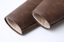 Cargar imagen en el visor de la galería, Fashion Cashmere Leather Fur Collar Composite Belt Coat
