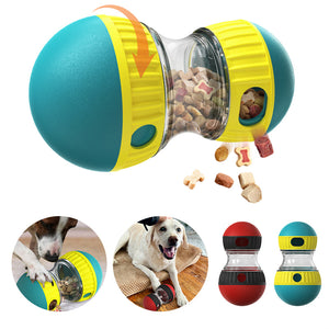 Juguete para perros con dispensador de comida, bola con fugas, rompecabezas, juguetes interactivos de alimentación lenta, protege el estómago, aumenta la inteligencia, juguetes para mascotas, productos para mascotas