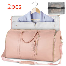 Load image into Gallery viewer, Large Capacity Travel Duffle Bag Women&#39;s Handbag Folding Suit Bag Waterproof Clothes Totes
