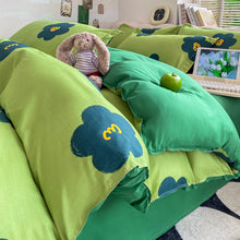 Load image into Gallery viewer, Washed Cotton Student Dormitory Bed Quilt Cover
