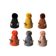 Load image into Gallery viewer, Winter Student Hair Ball Plus Velvet Thick Warm Ear Protection
