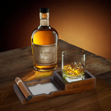 Load image into Gallery viewer, Solid Wood Cigar Ashtray With Drawer And Whiskeycigar Tray
