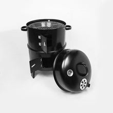 Load image into Gallery viewer, Double Layer Smokeless BBQ Grill &amp; Braising Oven - Vertical Charcoal Smoker For Effortless, Healthy Outdoor Cooking With Minimal Grease Smoke
