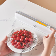Load image into Gallery viewer, Cling Film Suction Cup Wall-mounted Box Kitchen Adjustable Storage Cutter
