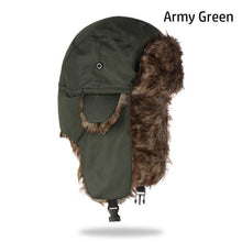 Cargar imagen en el visor de la galería, Winter Men&#39;s And Women&#39;s Warm Outdoor Cold-proof Windproof Earflaps Hat
