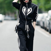 Load image into Gallery viewer, Women&#39;s Versatile Casual Printed Sports Suit
