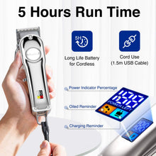 Load image into Gallery viewer, Men Hair Trimmer 3 in 1 IPX7 Waterproof Beard Trimmer Grooming Kit Cordless Hair Clipper for Women &amp; Children LED Display USB Rechargeable Amazon Banned

