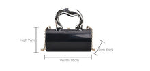 Load image into Gallery viewer, Classic Style Candy Color Acrylic Chain Crossbody Bag For Women
