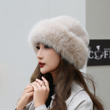 Load image into Gallery viewer, Thick Warm Artificial Fur Fashion Simple Fisherman Hat
