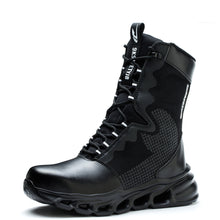 Load image into Gallery viewer, Outdoor Combat Boots Pierce Resistant High Tops
