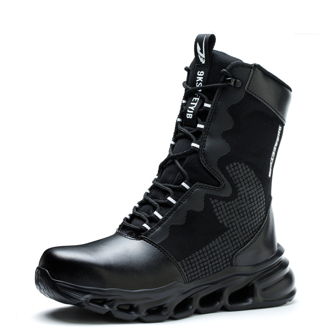 Outdoor Combat Boots Pierce Resistant High Tops