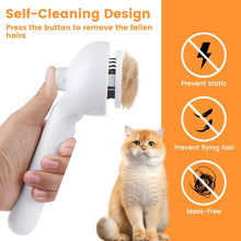 Load image into Gallery viewer, 3 In 1 Cat Steam Brush, Pet Steam Brush For Cat Dog Long Short Haired, Pet Spray Hair Removal Comb For Small Animals Shedding &amp; Grooming, Water Mist Spray Brushes With Release Button
