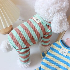 Ropa para mascotas Primavera y verano Delgada de cuatro patas Ropa de casa Teddy