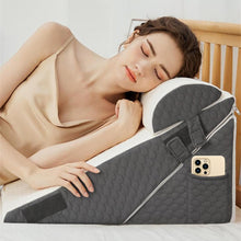 Cargar imagen en el visor de la galería, Bed Wedge Pillow Suit For Back Leg And Knee Support Sleeping
