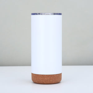 Oak Cork Sole Double Layer 16oz Vacuum Car Cup
