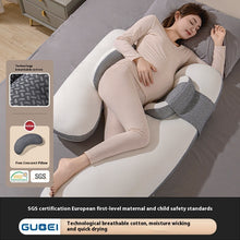 Cargar imagen en el visor de la galería, Pregnant Women&#39;s Pillow Waist Support Side Sleeping Belly Support U-shaped Pillow
