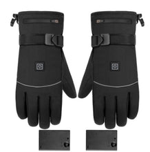 Cargar imagen en el visor de la galería, Winter Electric Heated Gloves Motorcycle Touch Screen Gloves
