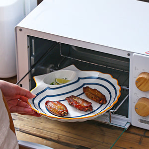 Multi-purpose Dumpling With Vinegar Dish Ceramic