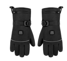 Cargar imagen en el visor de la galería, Winter Electric Heated Gloves Motorcycle Touch Screen Gloves
