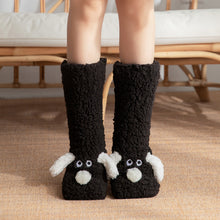 Load image into Gallery viewer, Cute Cartoon Dog Floor Socks Winter Warm Non-slip Plush Socks For Women
