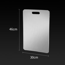 Load image into Gallery viewer, Kitchen Thickened Cutting Board Stainless Steel Cut Vegetables Meat Chopping Board Cooking Tools Anti-mold Cutting Boards Mats
