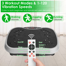 Load image into Gallery viewer, 1Pc Vibration Exercise Machine With Resistant Bands Remote Control Whole Body Vibration Platform Workout Equipment Home Fitness Training Equipment For Weight Loss Fat Burner
