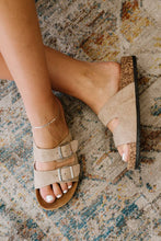 Load image into Gallery viewer, WeeBoo Walk with Me Buckled Soft Footbed Sandals in Taupe
